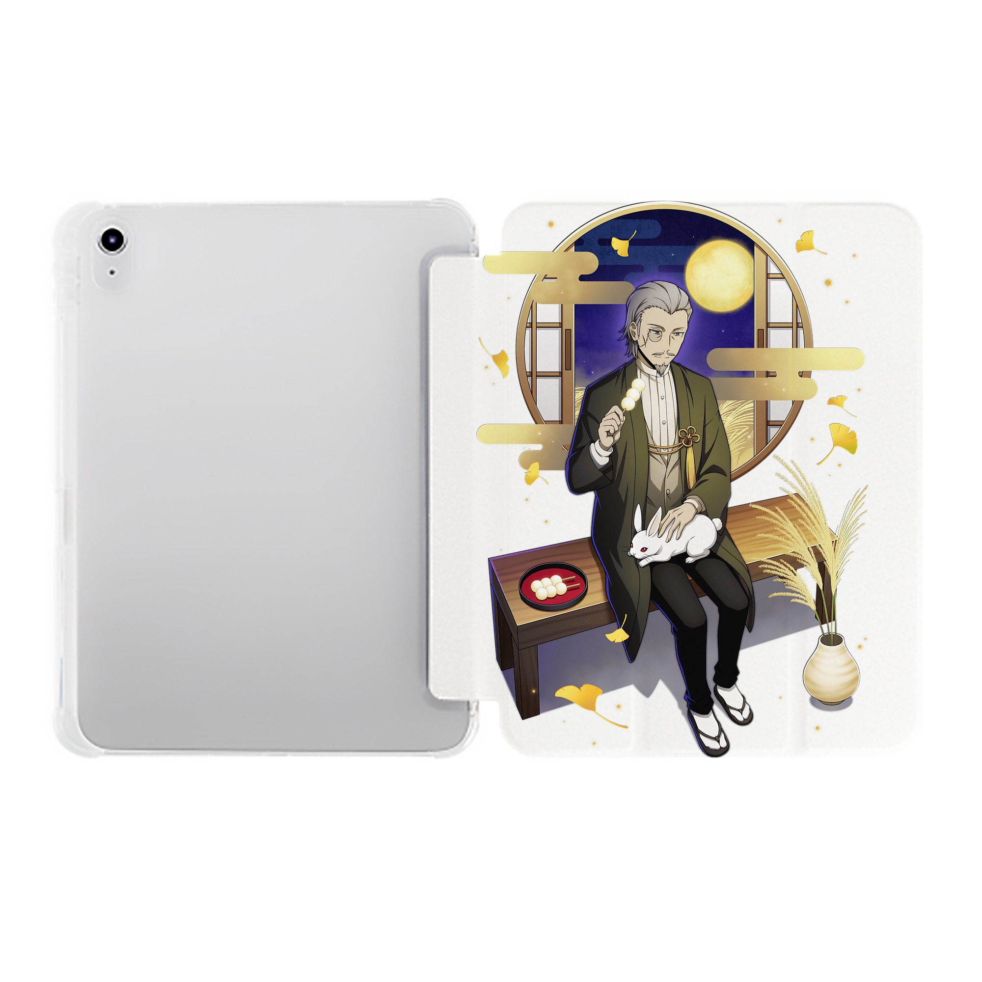 （画像用） 文豪ストレイドッグス Bungo Stray Dogs IPad ケース ペン収納付き 三つ折りスタンド PUレザー×シリコン 対応機種9.5/10.5/10.9インチ